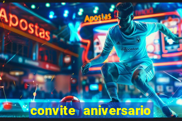 convite aniversario infantil futebol